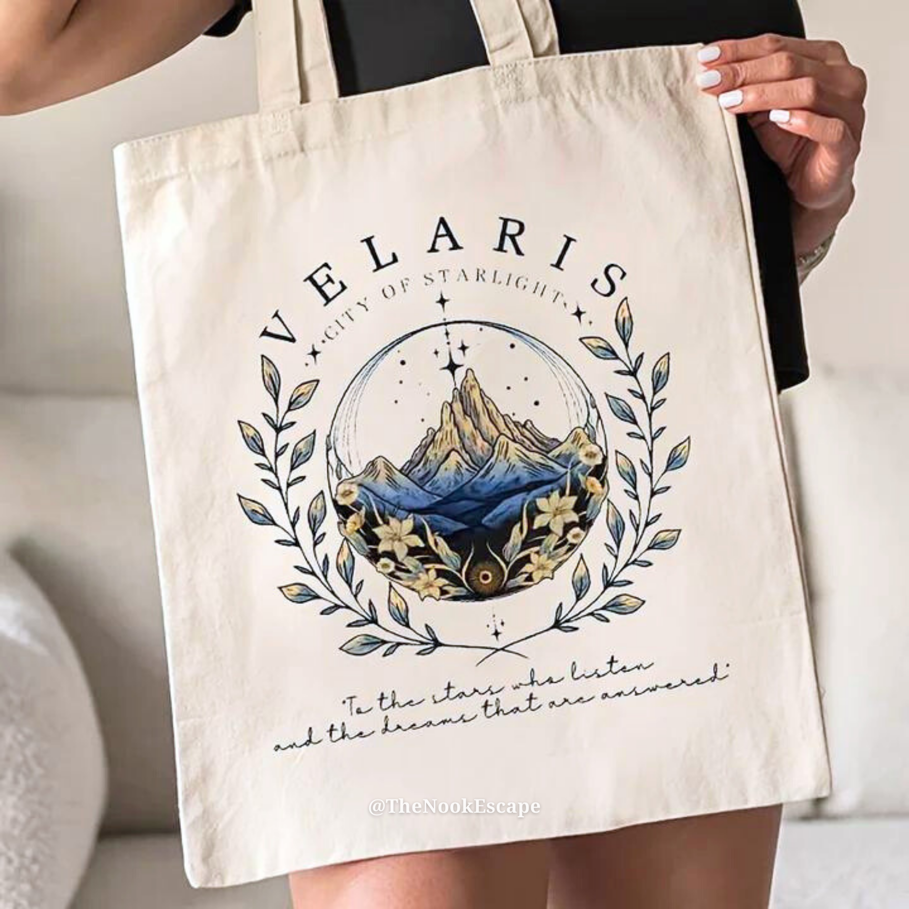 ACOTAR Velaris Pattern Tote Bag