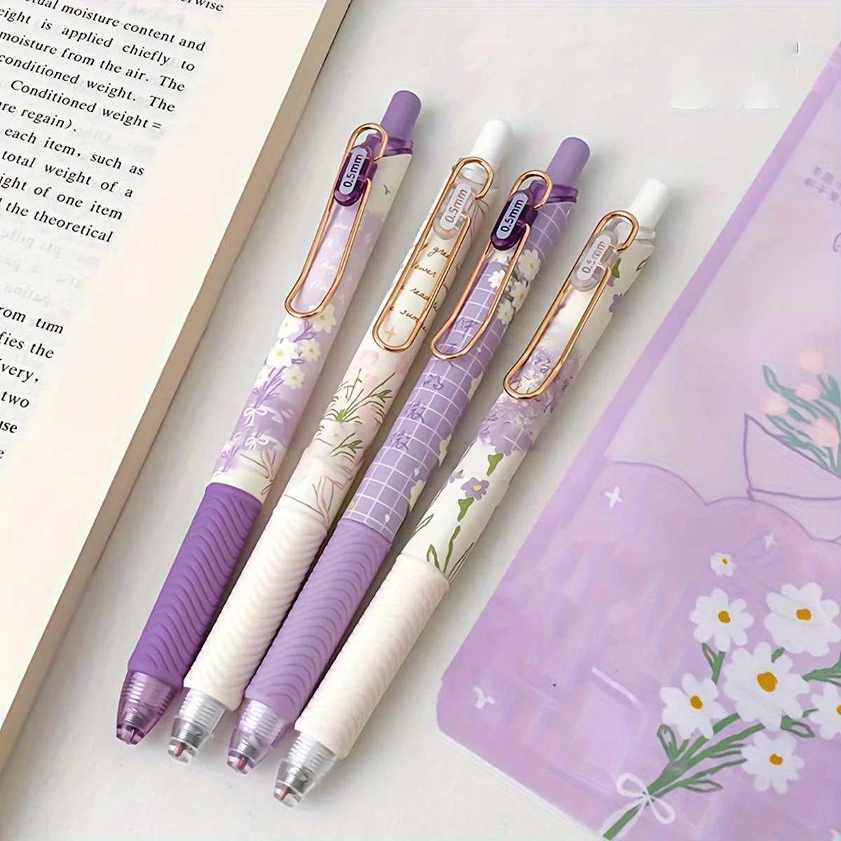 Floral Gel Pens