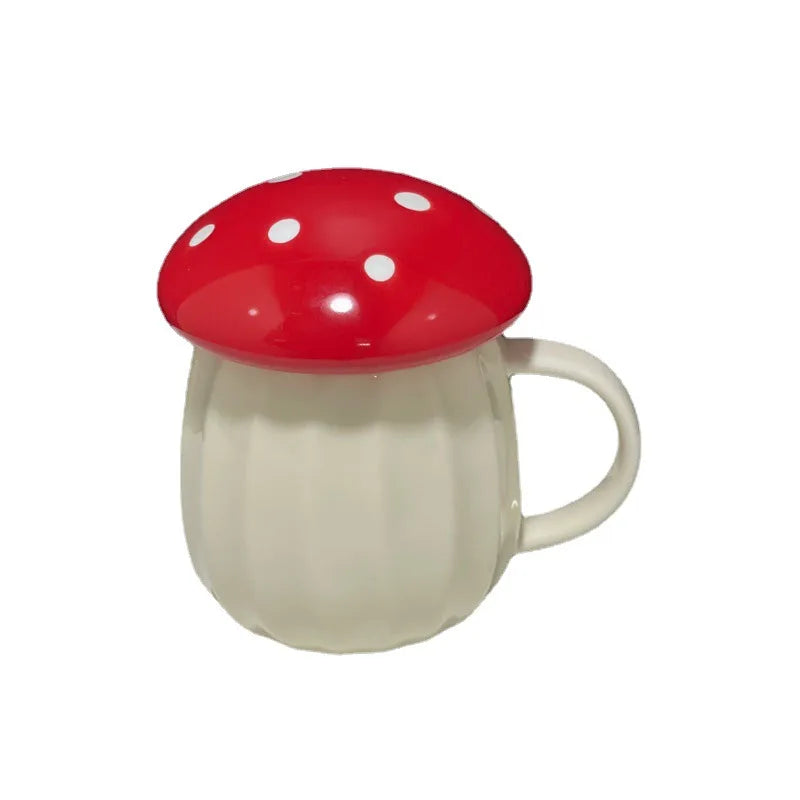 Mushroom Mug with Lid