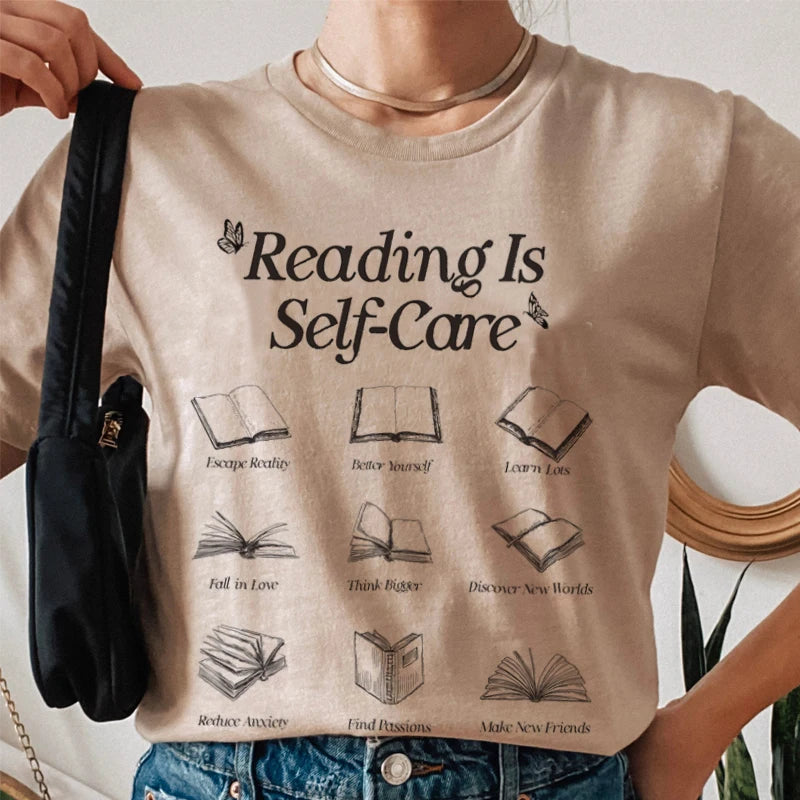 Reading Is Self-Care Bookworm T-Shirts