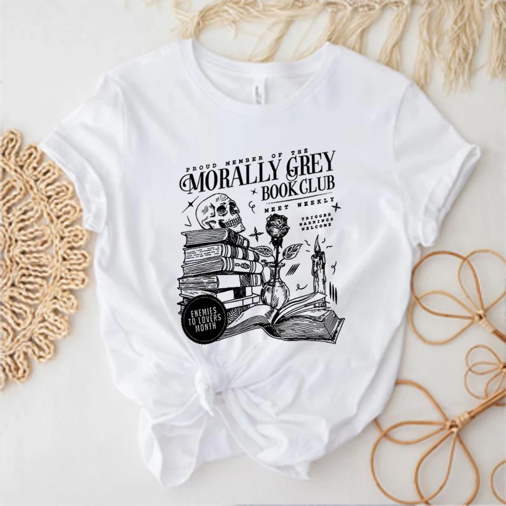 Morally Grey Book Club T-Shirt Dark