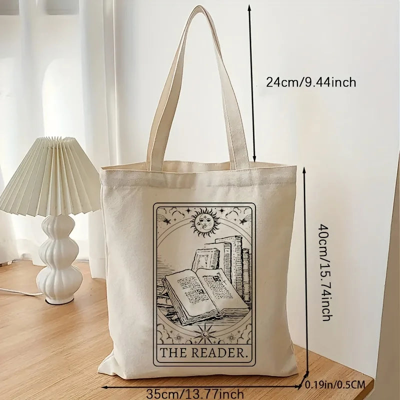 The Reader Vintage Tote Bag