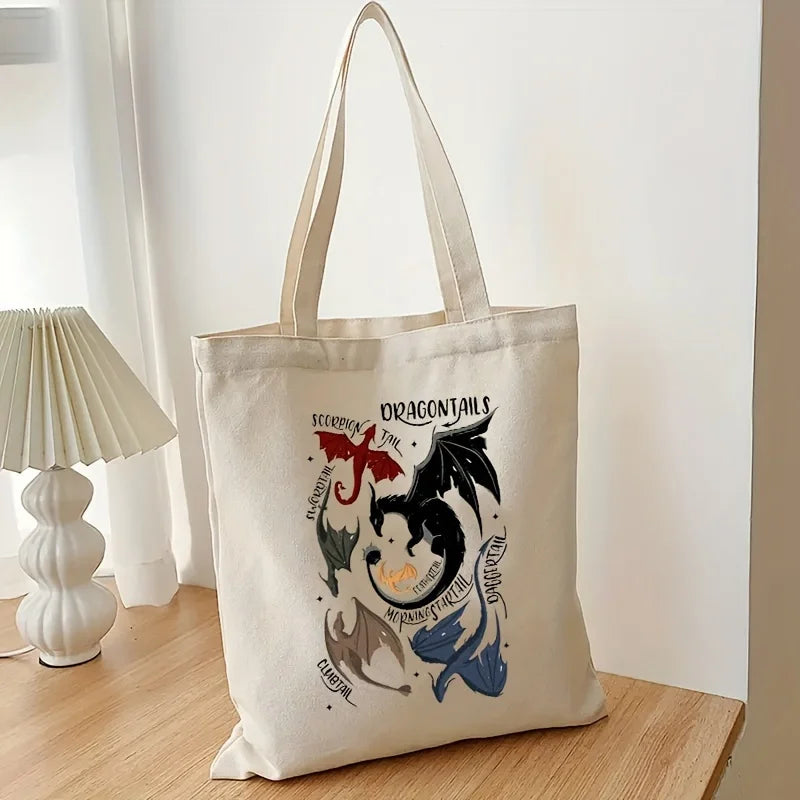 Dragon Tails Tote Bag