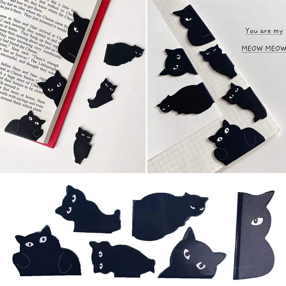 Black Cat Magnetic Bookmark