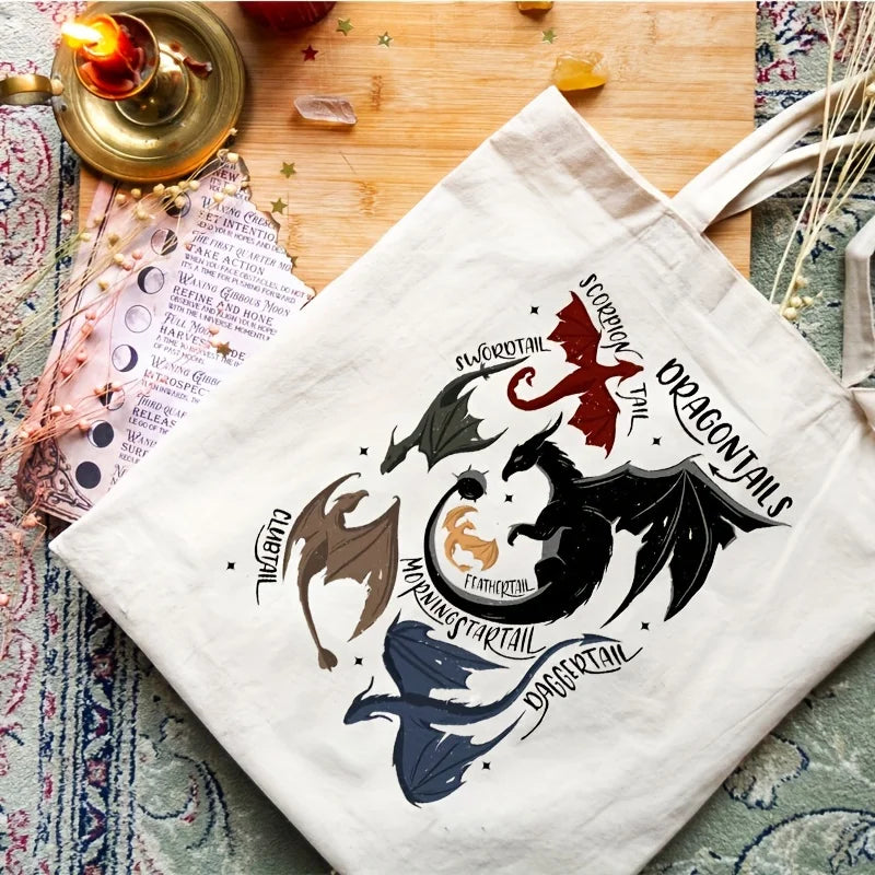 Dragon Tails Tote Bag