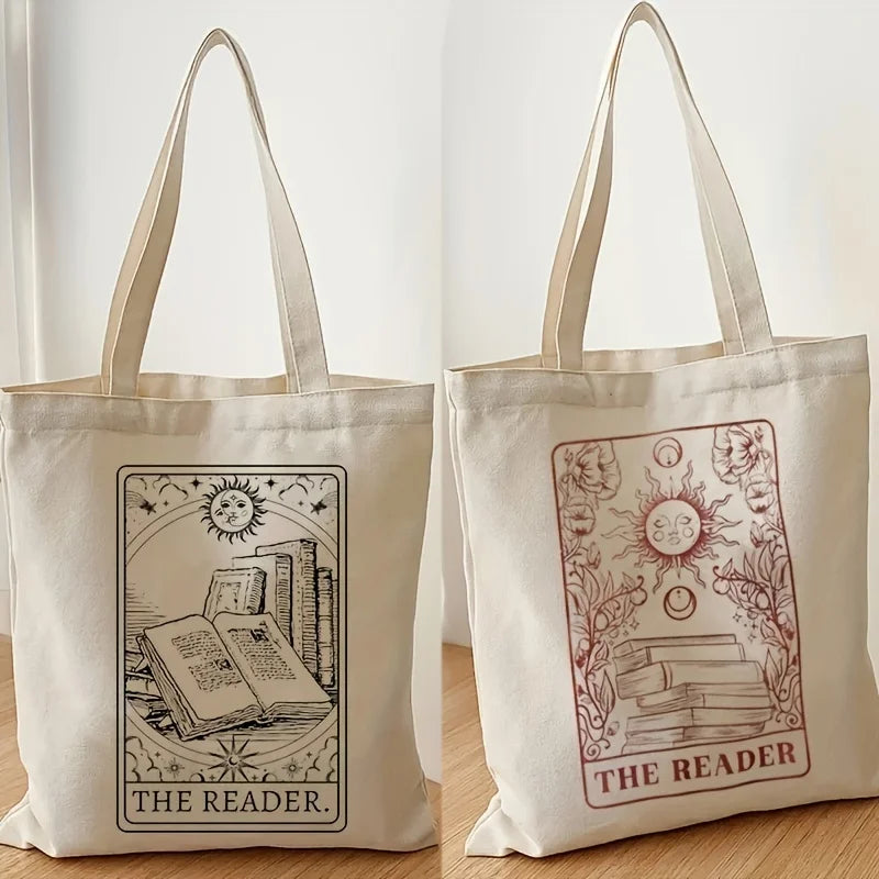 The Reader Vintage Tote Bag