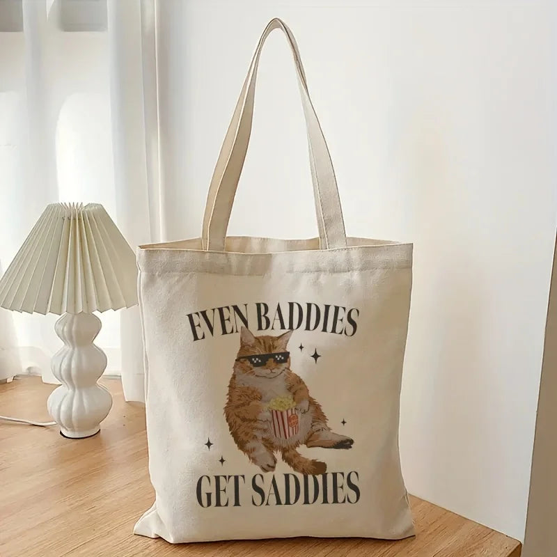 Baddie Cat Tote Bag