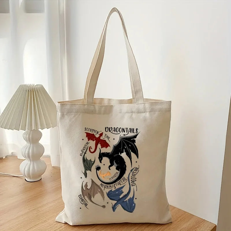 Dragon Tails Tote Bag