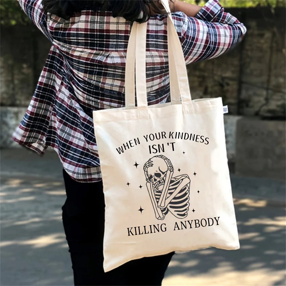 Skeleton Laptop Tote Bag