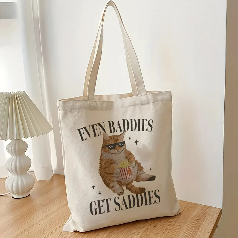 Baddie Cat Tote Bag