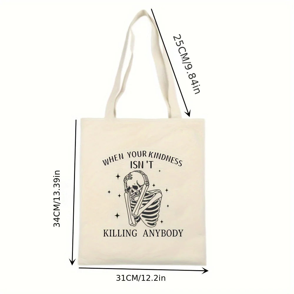 Skeleton Laptop Tote Bag